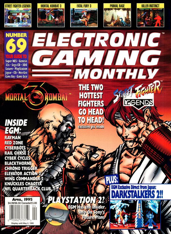 Electronic Gaming Monthly Issue 069 (April 1995) cover
